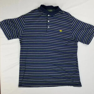 Amen Corner Embroidered Masters Polo Shirt XL Navy